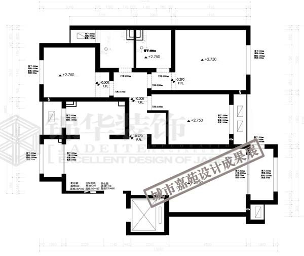 城市嘉苑设计成果展户型解析-装修设计方案-南通锦华装饰